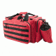 VISM Competition Range Bag w/ Zippered Compartments, Red w/Black Trim CVCRB2950R