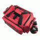 VISM Competition Range Bag w/ Zippered Compartments, Red w/Black Trim CVCRB2950R