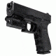 Vism Compact Pistol Green Laser with Strobe, Black VAPRLSMCG