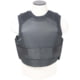 VISM Concealed Carrier Vest w/Two Level IIIA Ballistic Panels, Small, Black, BSI3AVBS