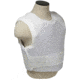 VISM Concealed Carrier Vest wi/Two Level IIIA Ballistic panels, Small, White, BSI3AVWS