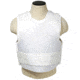 VISM Concealed Carrier Vest wi/Two Level IIIA Ballistic panels, Small, White, BSI3AVWS