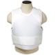 VISM Concealed Carrier Vest w/Two Level IIIA Ballistic Panels, Large, White, BSI3AVWL