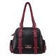 Vism Concealed Carry Braided Shoulder Bag, Burgundy, BWB002