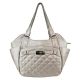 Vism Concealed Carry Quilted Hobo Large Bag, Urban Gray, BWL003