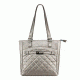 Vism Concealed Carry Quilted Tote Bag, Urban Gray, BWH002