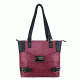 Vism Concealed Carry Satchel Bag, Black w/Burgundy, Small, BWI002