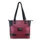 Vism Concealed Carry Satchel Bag, Black w/Burgundy, Small, BWI002