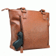 Vism Concealed Carry Tote Bag, Brown, BWA003
