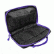 VISM Discreet Handgun / Pistol Case, Black w/ Purple Trim CPBPR2903