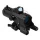 VISM ECO Prismatic Scope 4X Scope/Laser &amp; NAV LED/Green Micro Dot, Black VECO434QRBG
