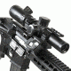 Vism Evolution 1.1-4X24 Scope/ P4 Sniper/ And Vism Vmsprb Mount Combo, BLACK VEVOFP11424G/SPR