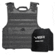 VISM Expert Plate Carrier Vest w/ Two 11x14'' Shooters Cut Hard PE Ballistic Panels, Urban Gray, 2XL+, BPLCVPCVXL2963U-A