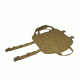 Vism K9 Tactical Vest Med , Tan, CVK93005TM