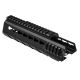 VISM KeyMod Triangle Handguard, for AR-15, Black, Carbine Length VMARTKMC