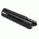 VISM KeyMod Triangle Handguard, for AR-15, Black, Mid Length VMARTKMM
