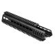 VISM KeyMod Triangle Handguard, for AR-15, Black, Mid Length VMARTKMM