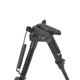Vism KPM Spring Loaded Aluminum Bipod,Black w/Keymod/Mlok/Picatinny Mounting System, VBKPM
