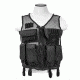VISM Lightweight Mesh Tactical Vest, Black CMTV2951B