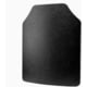 VISM LVL IIIA UHMWPE Hard Ballistic Plate, 11X14, Curved Shooter's Cut, Black, BUDC1114