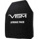 VISM LVL IV Ceramic/PE Ballistic Plate, 11X14, Multi-Curve Shooters Cut, Black, B4C1114