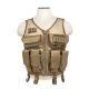 VISM Mesh Tactical Vest/Tan M-Xl, TAN CMTV2951T