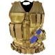 VISM Military Tactical Vest, Medium - Extra Large, Tan, CTV2916T