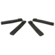 VISM Molle Long 6in Thumb Snap Straps, 4 Pack, Black CVMSL3011B