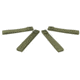 VISM Molle Long 6in Thumb Snap Straps, 4 Pack, Green CVMSL3011G