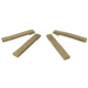 VISM Molle Long 6in Thumb Snap Straps, 4 Pack, Tan CVMSL3011T