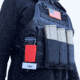 VISM MOLLE Tourniwuet w/ Elastic Flap, Black, CVTQE3048B