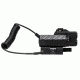Vism Off-Set Laser Designator Box With Green Laser And 2 Color Led Nav Lights With Quick Release Mount, Black VLGSNVQRB