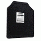 Vism Polyethylene Ballistic Plate - Shooters Cut 11in X14in, Black BPC1114