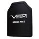 Vism Polyethylene Ballistic Plate - Shooters Cut 11in X14in, Black BPC1114