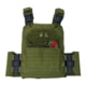 VISM Quick Release Laser Cut Plate Carrier, 11x14in, Green, CVLCQRL3055G