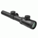 VISM Safari Series 1.1, 4X24 Rifle Scope/Red And Green Illum./Cross Plex Reticle, Green Lens, Black VSAFS11424G