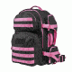 VISM Tactical Backpack, Black w/ Pink Trim CBPK2911