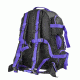 VISM Tactical Backpack, Black w/ Purple Trim CBPR2911