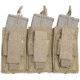 VISM Triple AR/Pistol Mag Pouch, Tan, CVAR3MP3038T