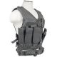 VISM Urban Gray Tactical Vest, Large, 11in.x4.5in.x15in. 196633