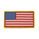 VISM Usa Flag Patch PVC, Red/White/Blue, CVUSAP3029R