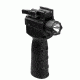 VISM Vertical Grip w/ Built In LED Flashlight &amp; Red Laser VAQVGFLR