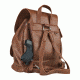 Vism Womens Concealed Carry Backpack, Brown, BWP003