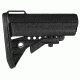 Vltor AIBMSB Improved Modular Stock, Mil-Spec, Standard AR-15 Polymer, Black