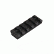 Vltor KeyMod Aluminum Picatinny Rail Sections 2in, Black KM-RAIL2