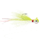 VMC Bucktail Jig, Chartreuse White, 1/32oz, BKJ132-CHW