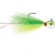 VMC Bucktail Jig, Green Fire UV, 1/32oz, BKJ132-GFU