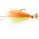 VMC Bucktail Jig, Orange Fire UV, 1/32oz, BKJ132-OFU