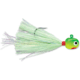 VMC Hot Skirt Glow Jig, Chartreuse Lime Green, 1/16oz, HSG116-CLG