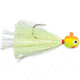 VMC Hot Skirt Glow Jig, Chartreuse Orange, 1/32oz, HSG132-CO